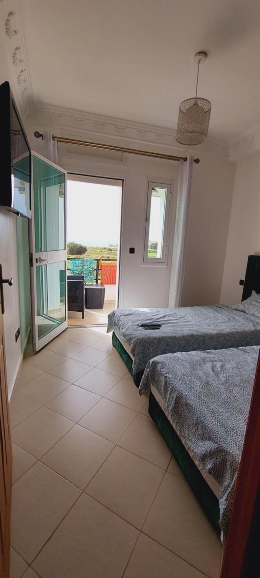 Appartement Avec Piscines, Vue Sur Mer Et Acces A La Plage A Achakar Hill, Tanger. Exterior photo