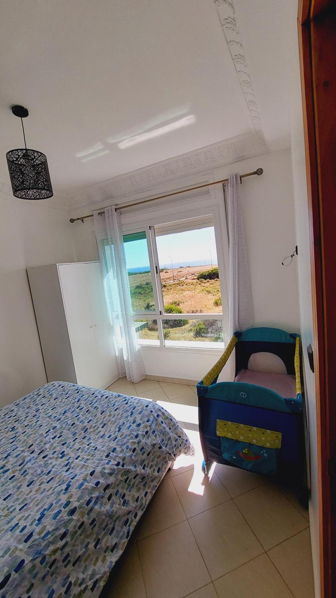 Appartement Avec Piscines, Vue Sur Mer Et Acces A La Plage A Achakar Hill, Tanger. Exterior photo